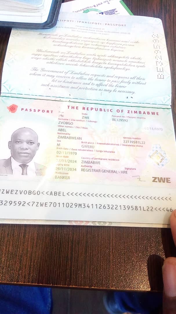 Abel Zvobgo Zvobgo, Treasurer